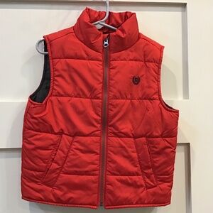 Chaps Brand Red Puff Vest size 4T